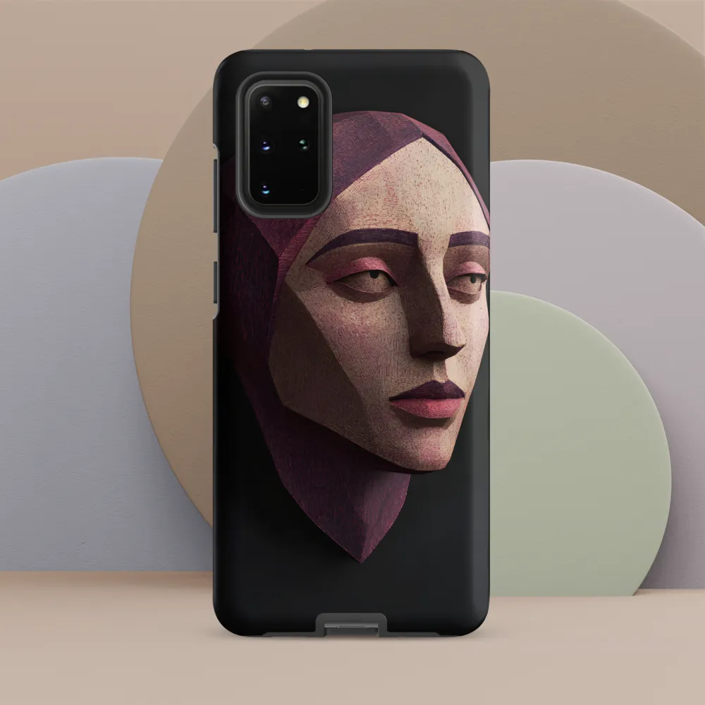 Geometric Elegance: A Contemporary Portrait