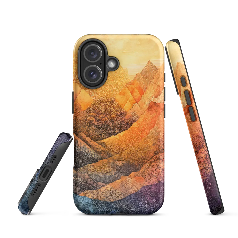 Serene Peaks of Color | Phone Case