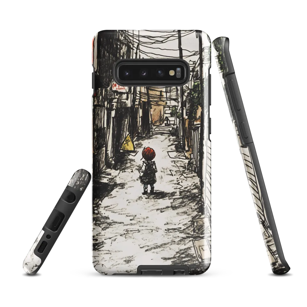 Into the Alleyway: A Journey of Nostalgia | Phone Case |  S10 Plus | Tough Case | Glossy