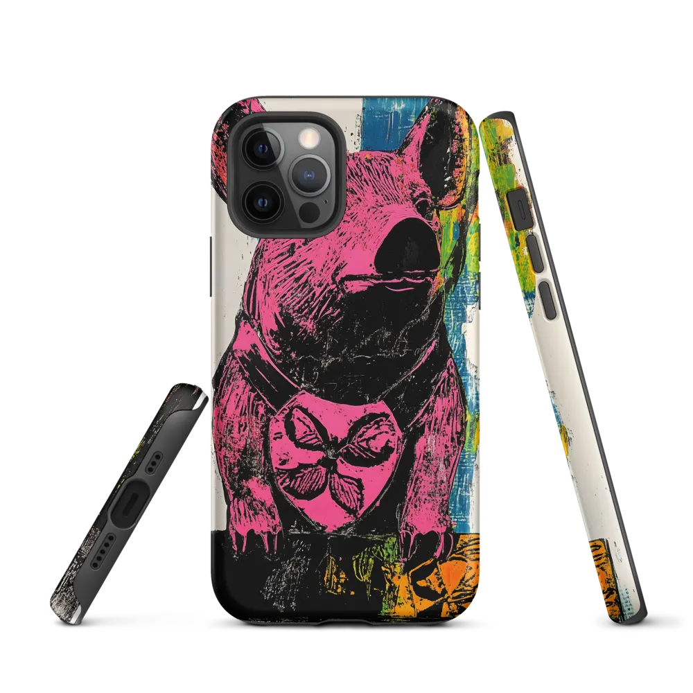Vibrant Hearted Pig