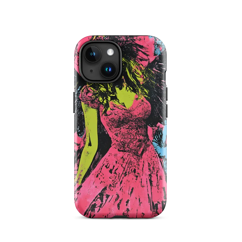Mystical Angel in Neon Dreams