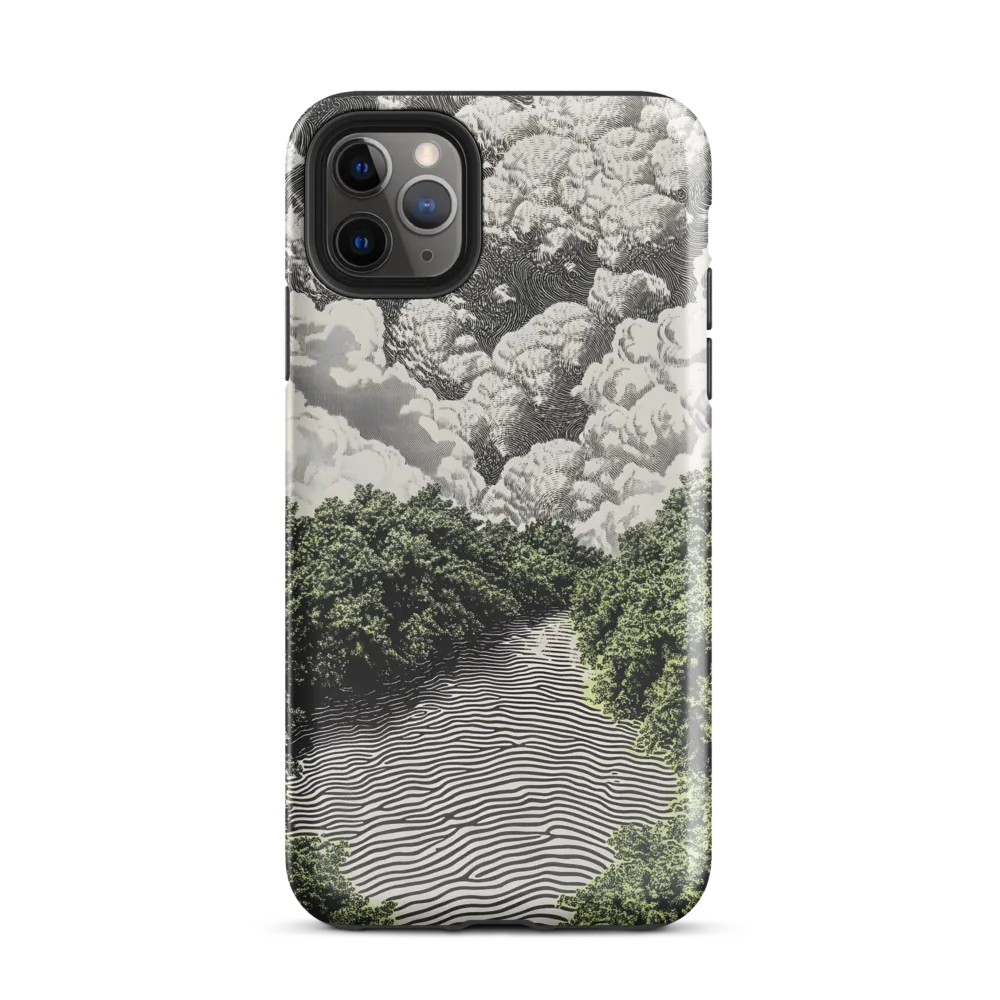 Waves of Serenity | Phone Case |  11 Pro Max | Tough Case | Glossy