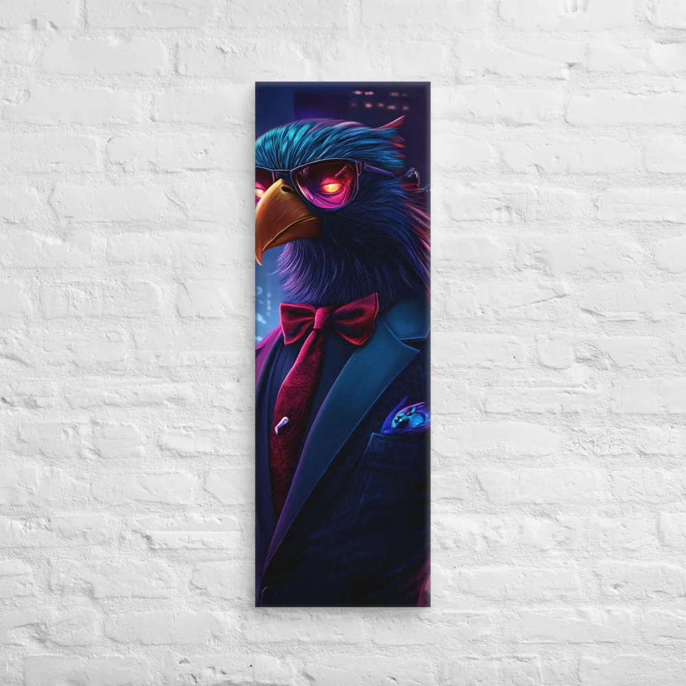 The Dapper Avian | Canvas | 12″×36″