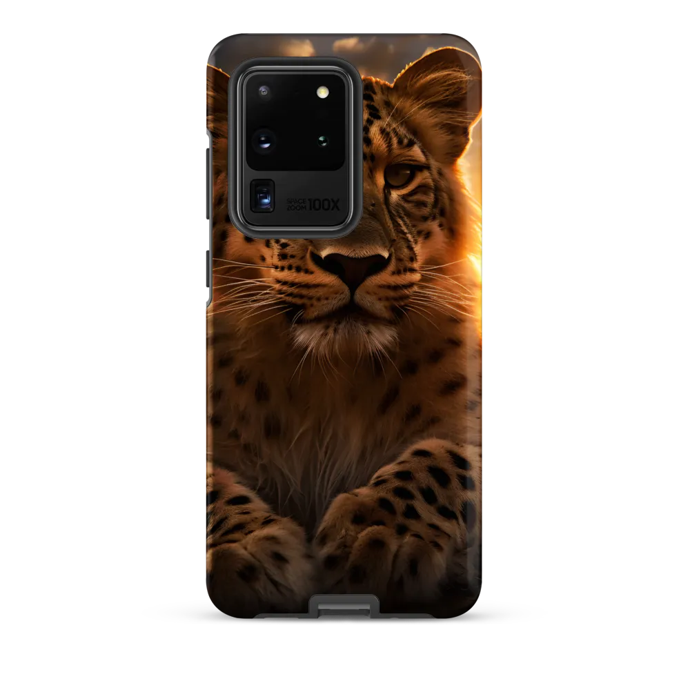 Regal Presence: The Leopard at Sunset