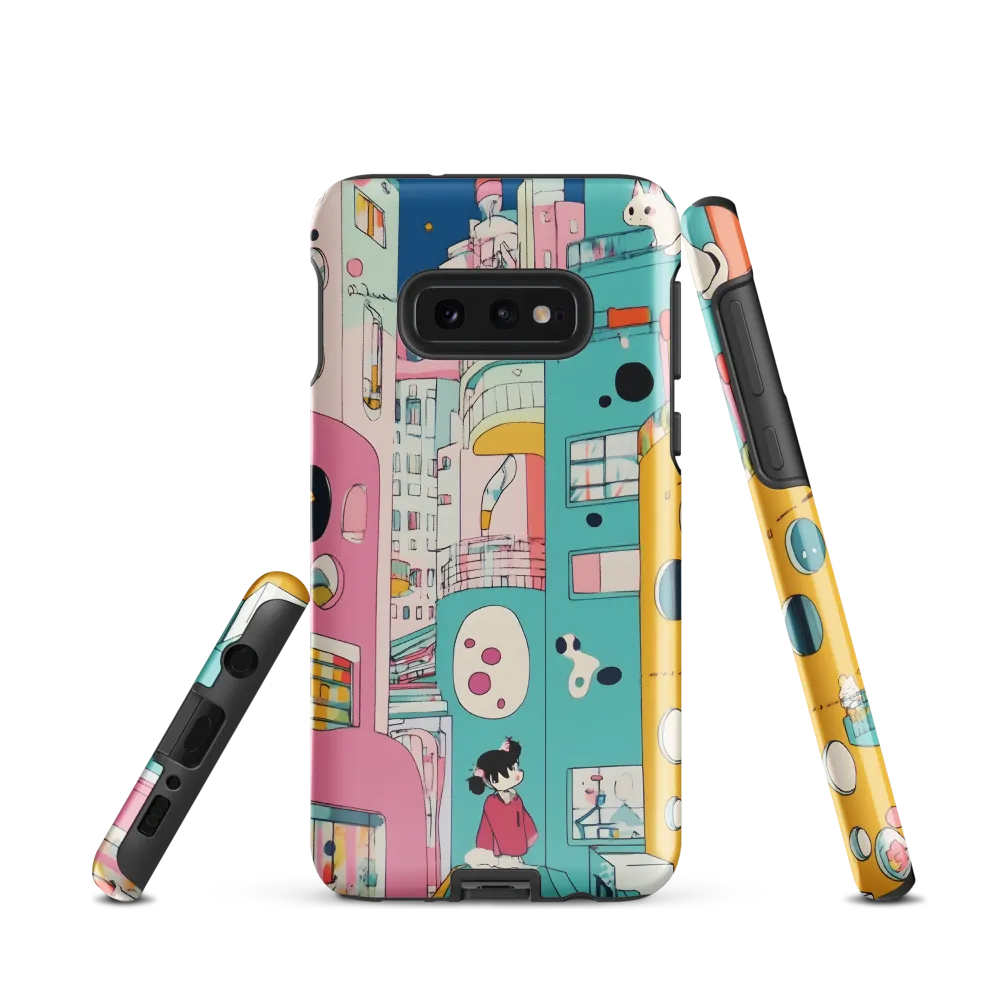 Whimsical Cityscape Dreams | Phone Case |  S10e | Tough Case | Glossy