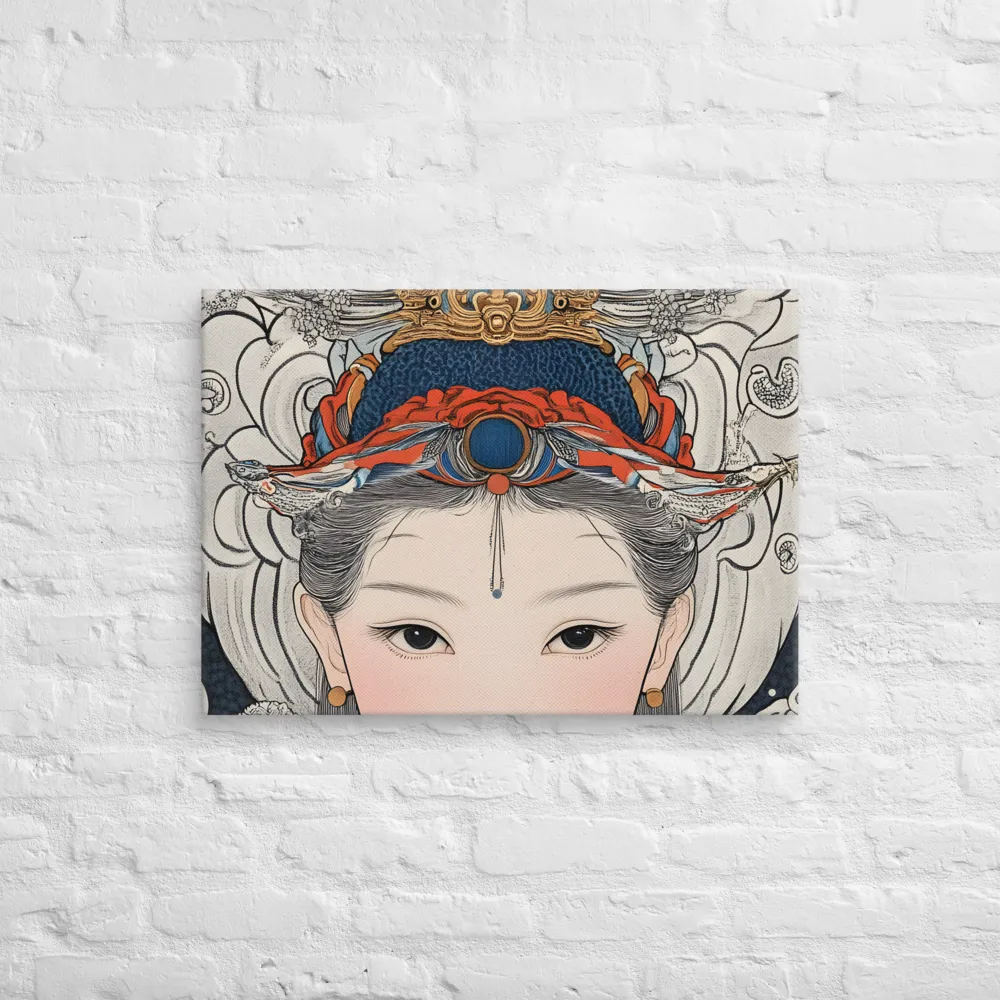 Serenity in Myth: A Traditional Portrait | Canvas | 20″×28″