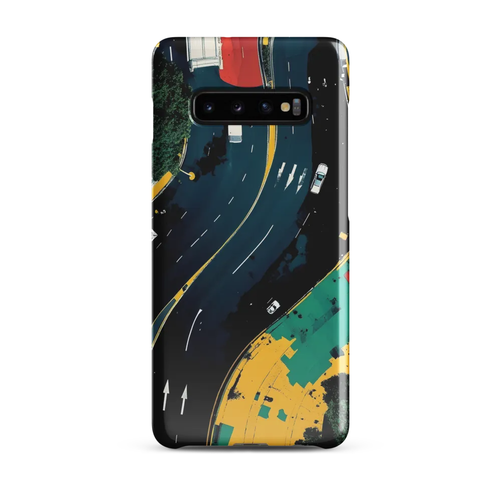 Urban Flow: Aerial Insights | Phone Case |  S10 Plus | Snap Case | Glossy