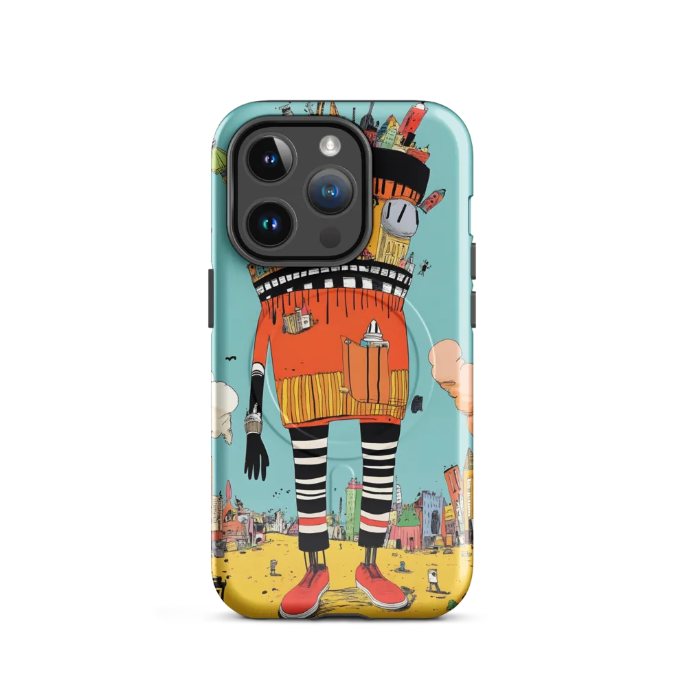 Urban Fantasia: A Whimsical Encounter | Phone Case |  14 Pro | MagSafe® Tough Case | Glossy