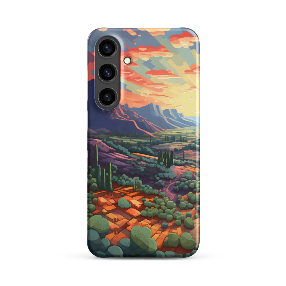 Desert Serenity at Dusk | Phone Case |  S24 Plus | Snap Case | Matte