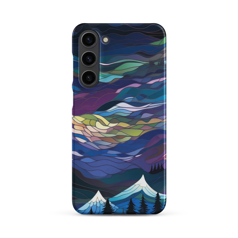 Twilight Peaks: An Abstract Mountain Landscape