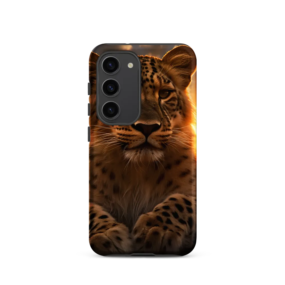 Regal Presence: The Leopard at Sunset