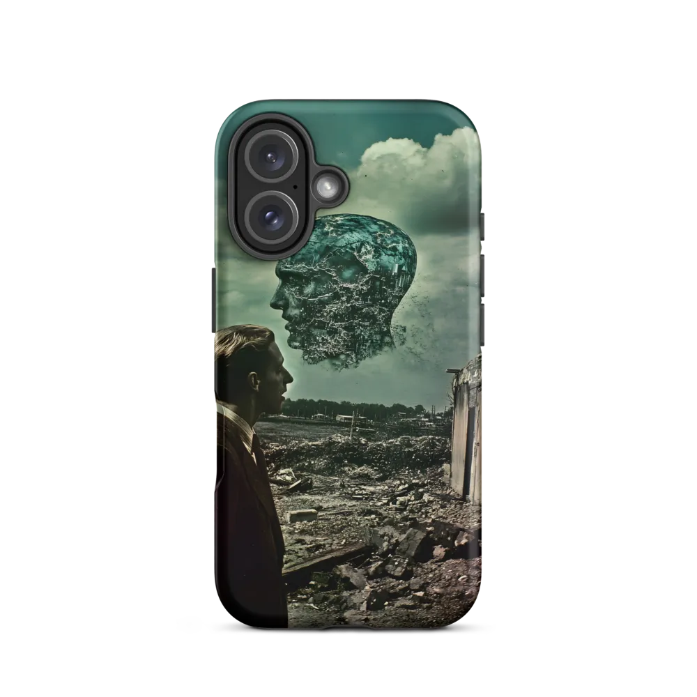 Ethereal Reflections: Identity in a Fragmented World | Phone Case