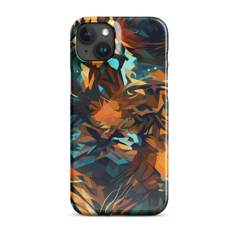 Wild Symphony: Abstract Tigers | Phone Case |  15 Plus | Snap Case | Glossy