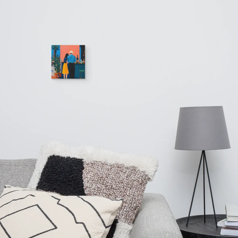 Seaside Rendezvous 
 Canvas | 8″x 8″