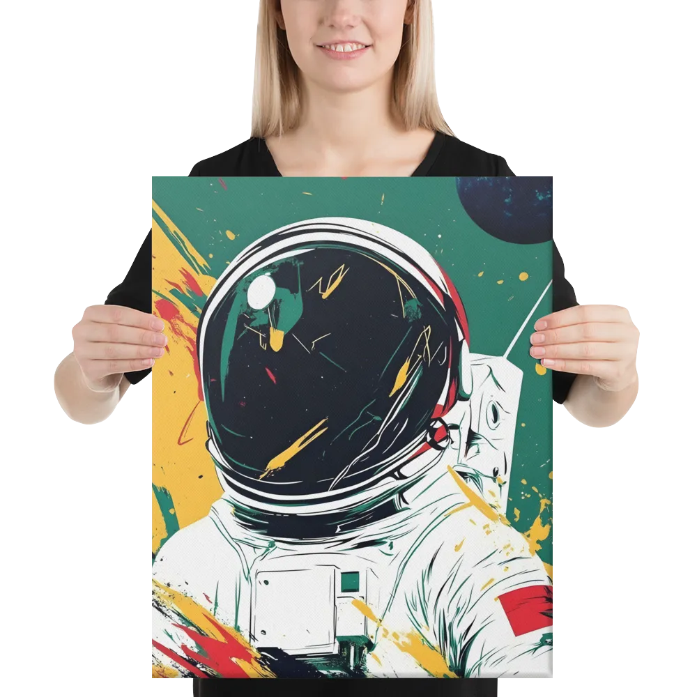 Galactic Explorer: A Modern Odyssey | Canvas | 16″×20″