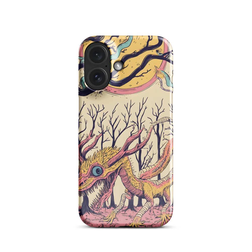 The Enigmatic Dragon of the Desolate Forest | Phone Case