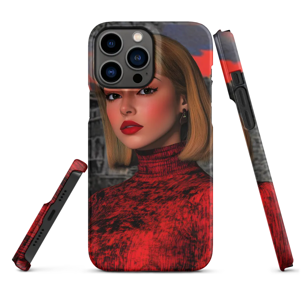 Mystique of the Scarlet Embrace | Phone Case |  13 Pro Max | Snap Case | Matte