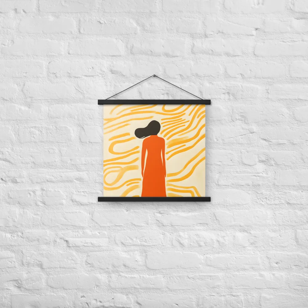 Connection to Serenity | Poster With Black Wood Hanger | 18″×18″