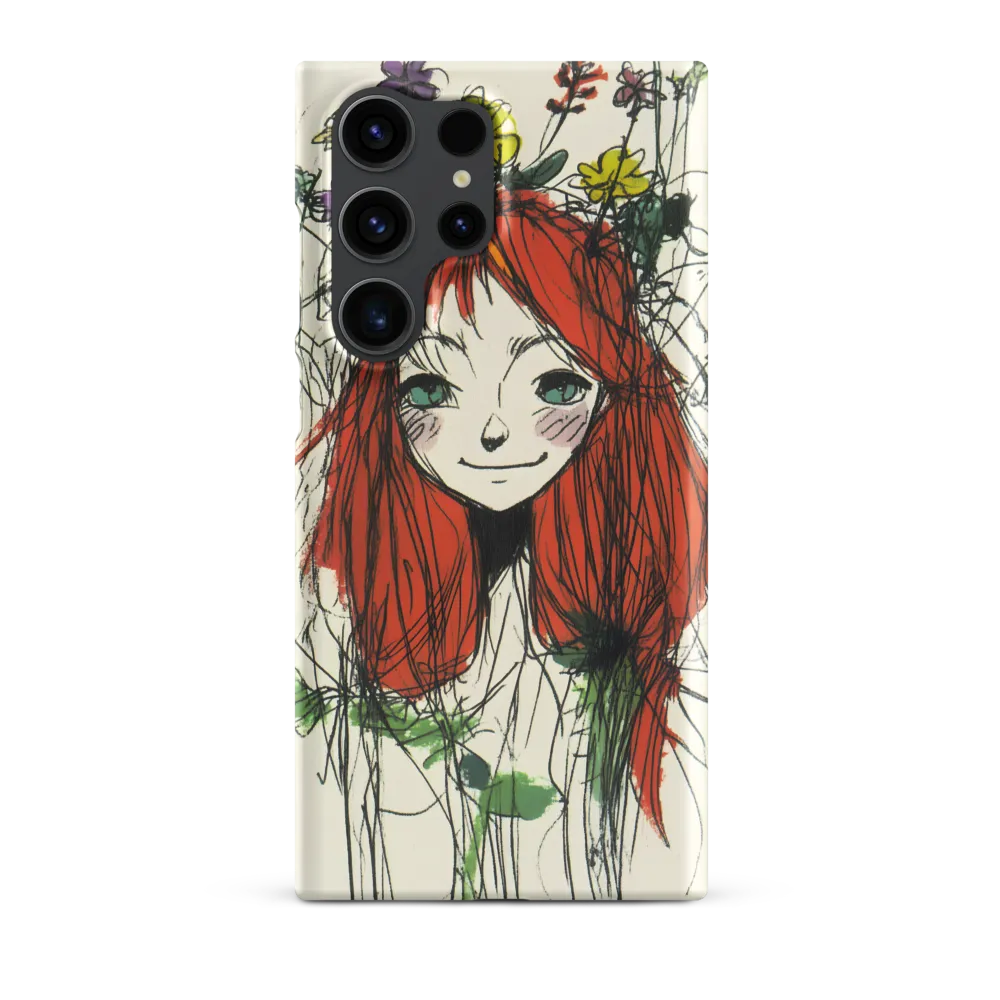 Whimsical Floral Portrait
