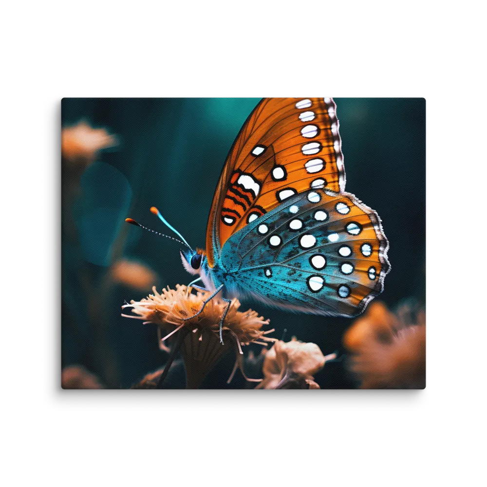 Whispers of Color: The Butterfly's Embrace