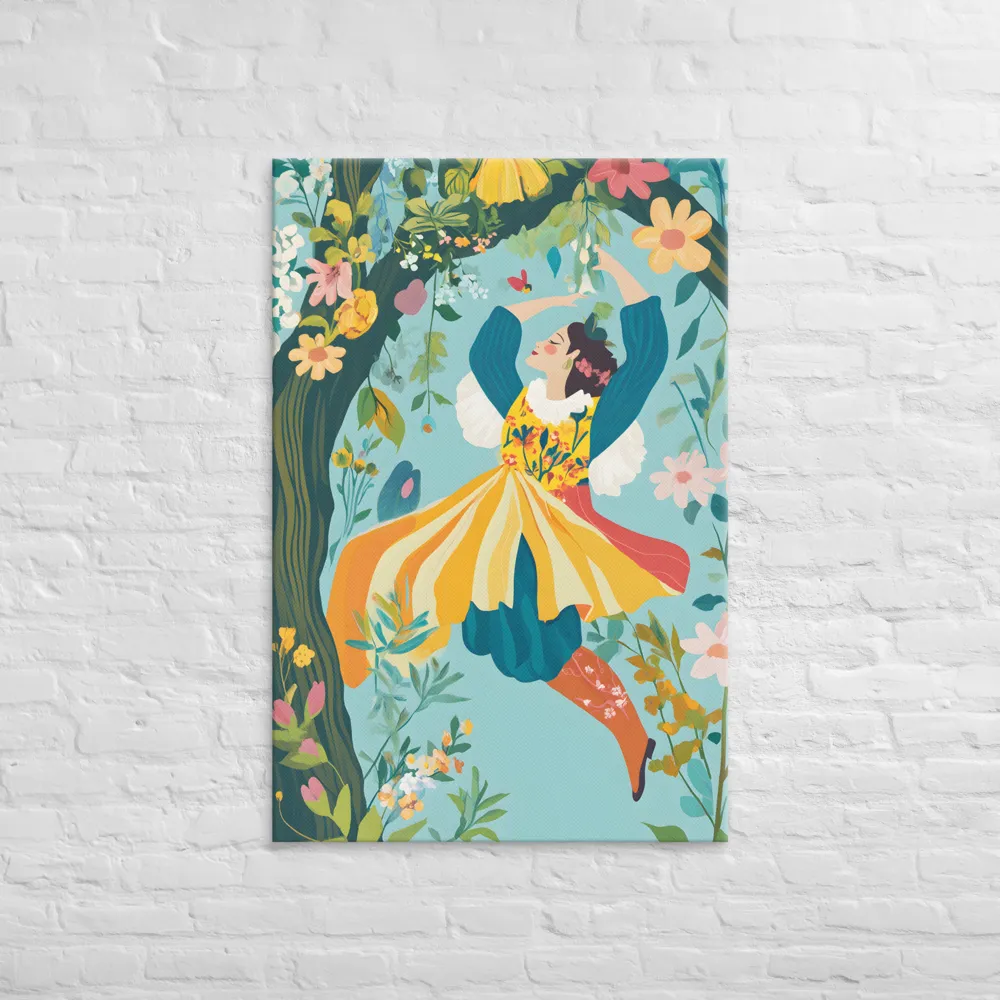 Dancing in Nature's Embrace | Canvas | 32″×48″