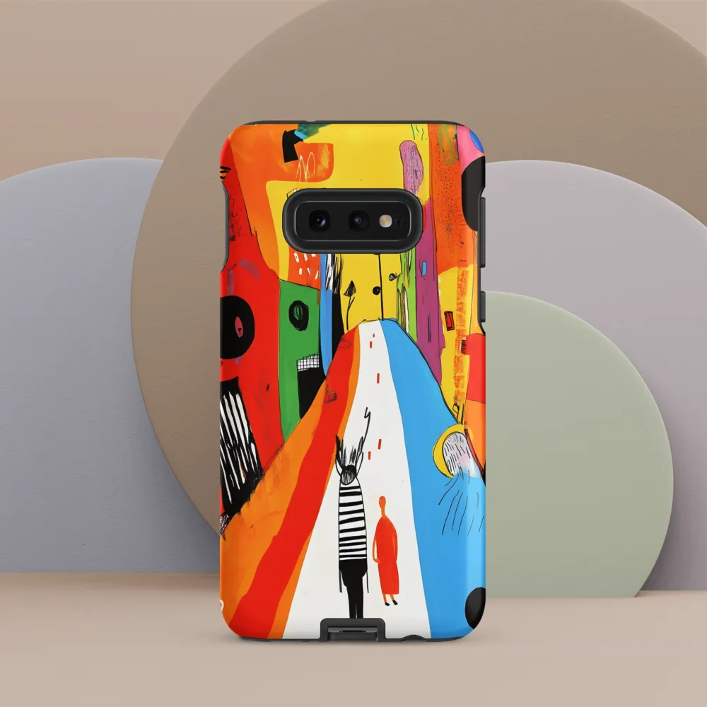 Vibrant Urban Journey | Phone Case |  S10e | Tough Case | Matte