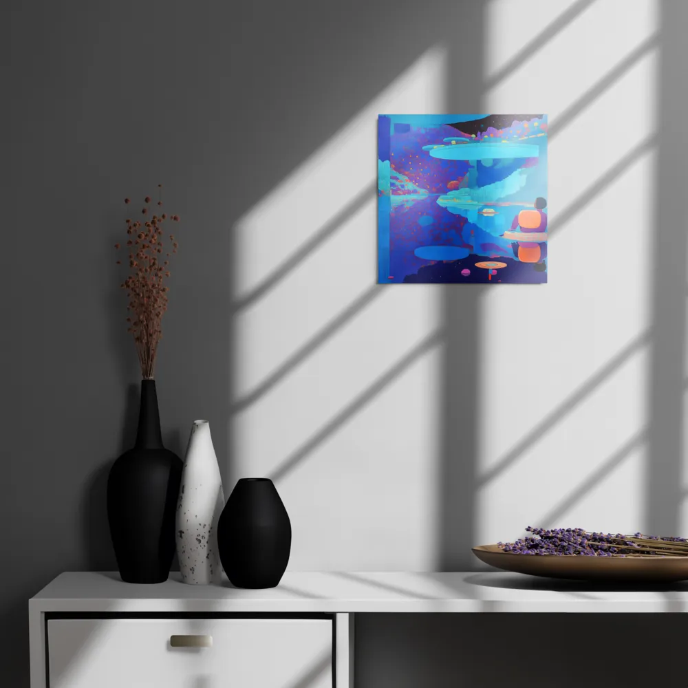Reflections of Serenity | Metal Print | 12″×12″