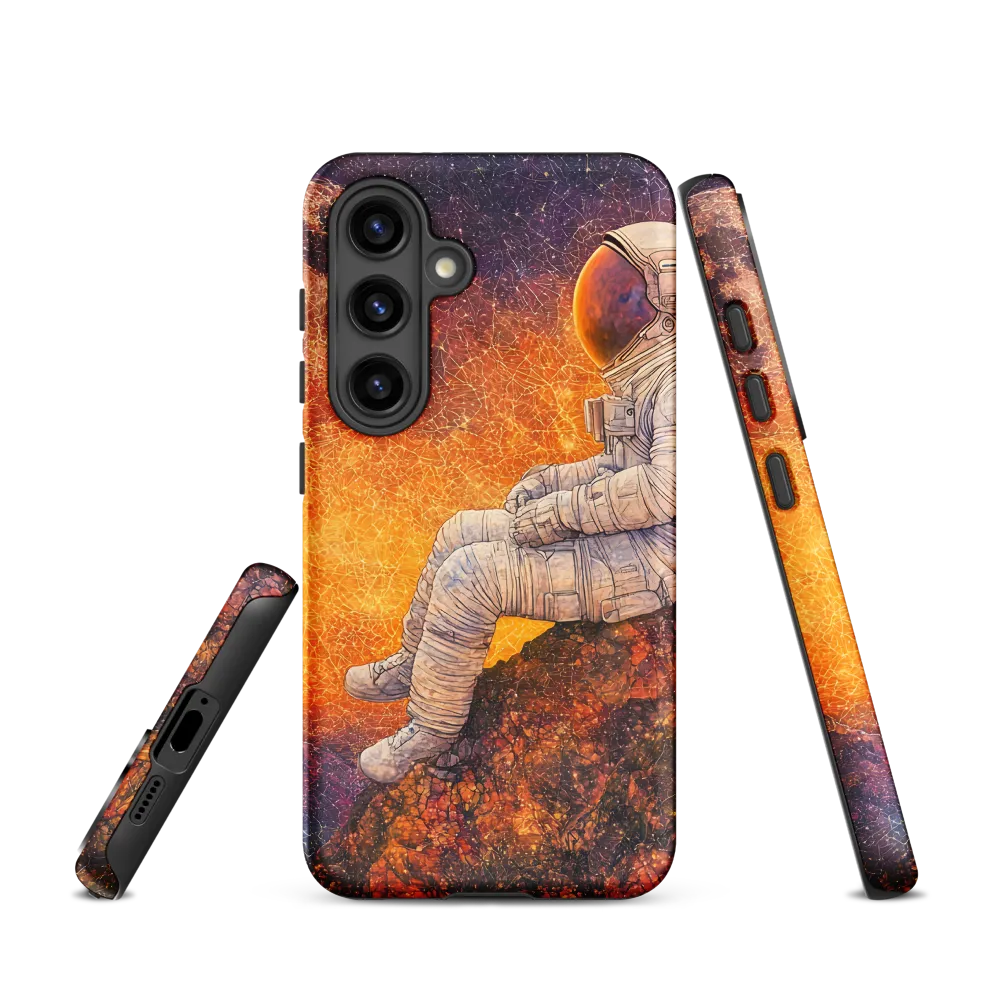 Cosmic Contemplation | Phone Case |  S24 | Tough Case | Matte
