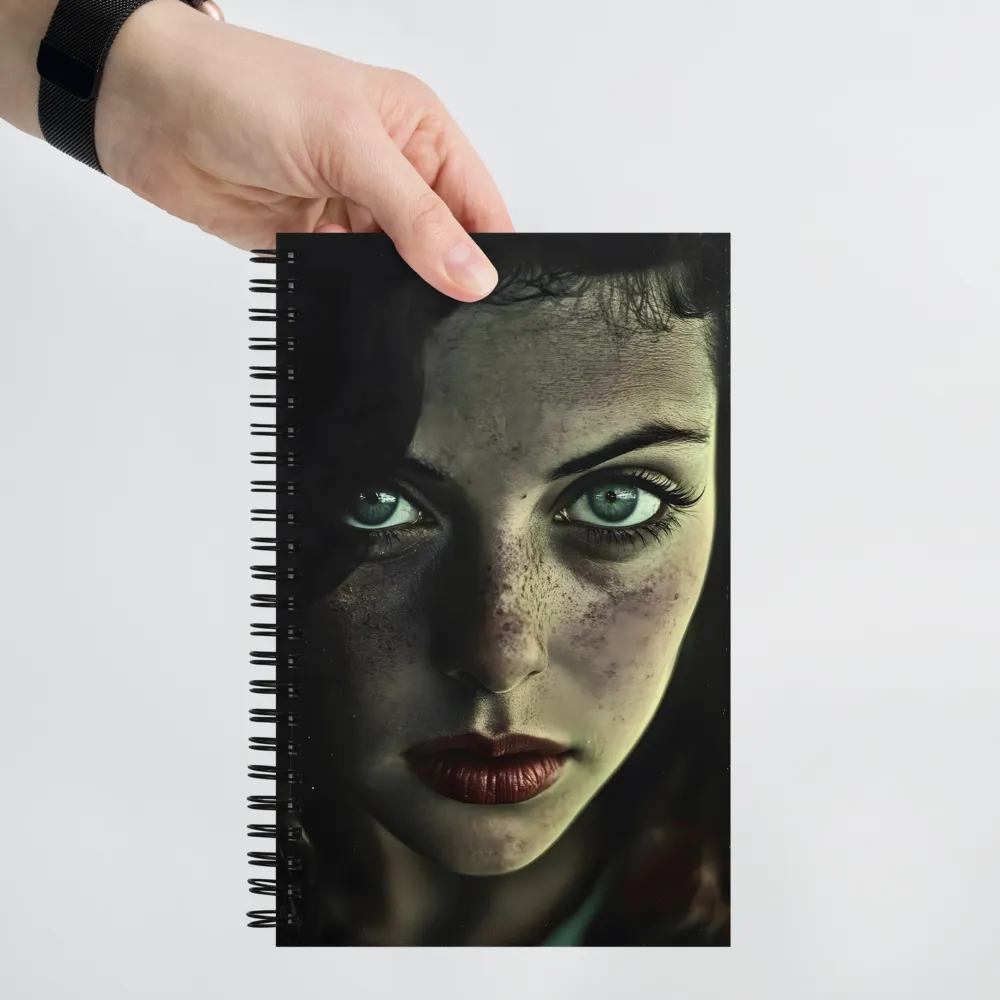 Eyes of Enigma | Spiral Notebook