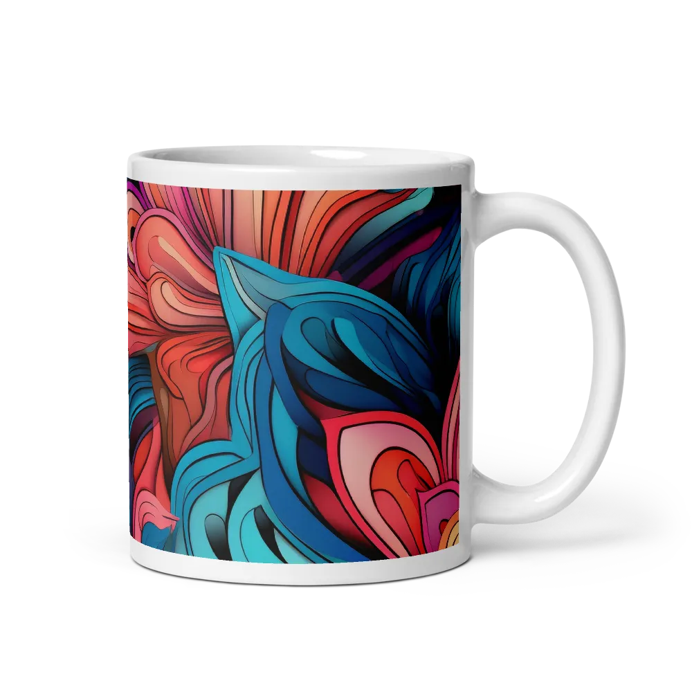 Floral Symphony | Mug with White inside | 11 oz