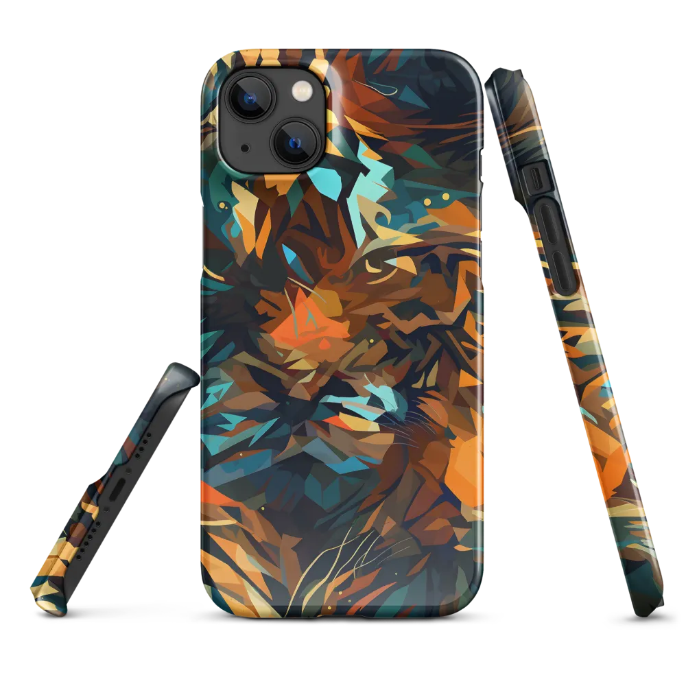 Wild Symphony: Abstract Tigers | Phone Case |  14 Plus | Snap Case | Glossy