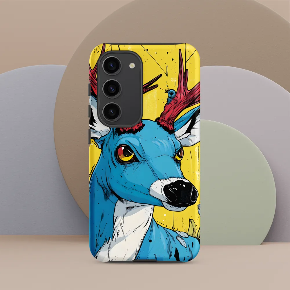 Vivid Antlers: A Modern Take on Nature