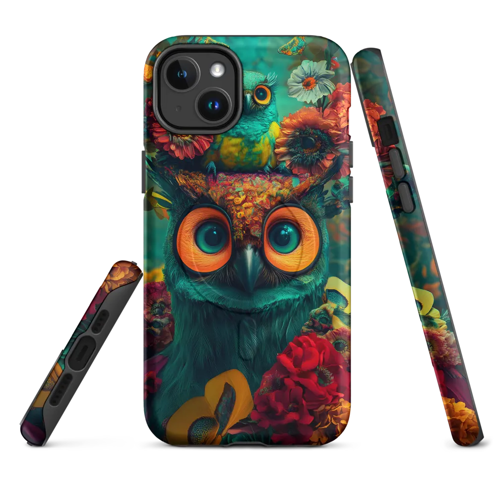 Majestic Harmony: The Floral Owl