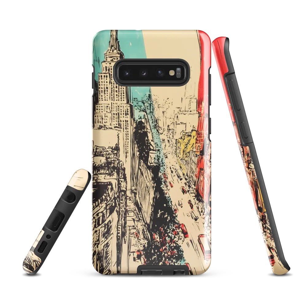 Dynamic Urban Symphony | Phone Case |  S10 Plus | Tough Case | Glossy