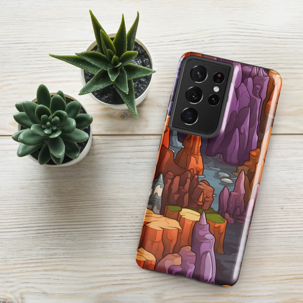 Vibrant Rockscape: A Digital Odyssey