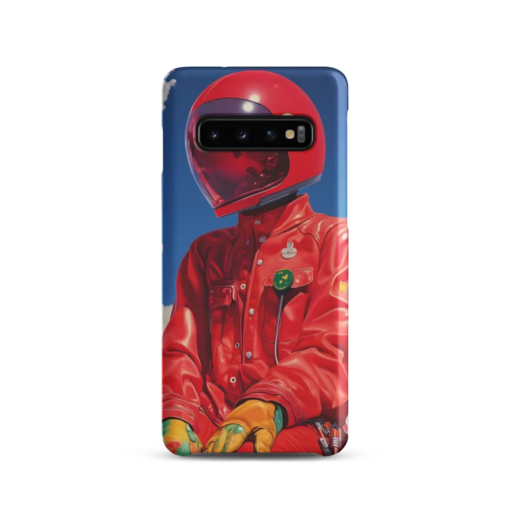 Astronaut in Crimson