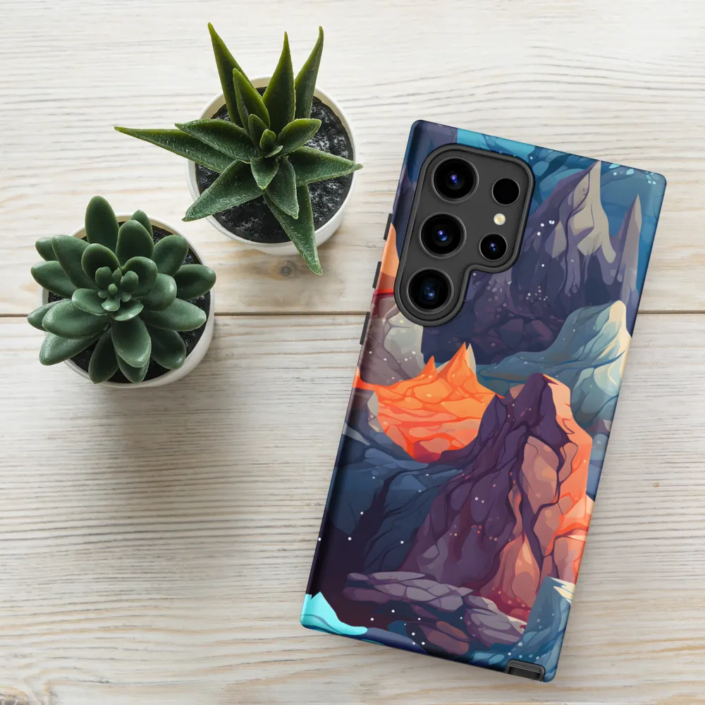 Mystical Peaks of Imagination | Phone Case |  S24 Ultra | Tough Case | Matte