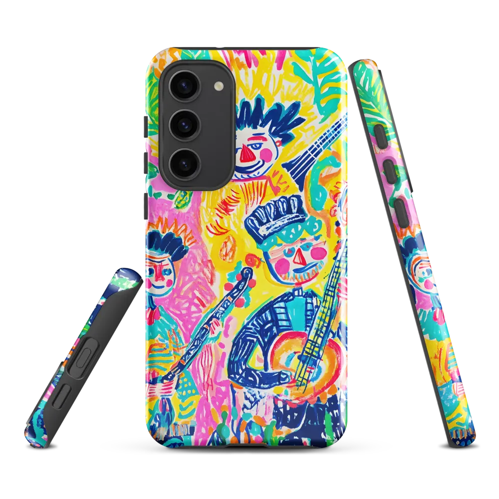Joyful Duet: A Celebration of Music | Phone Case |  S23 Plus | Tough Case | Glossy
