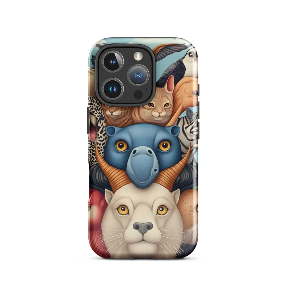 Harmonious Echoes of Wildlife | Phone Case |  16 Pro | Tough Case | Glossy