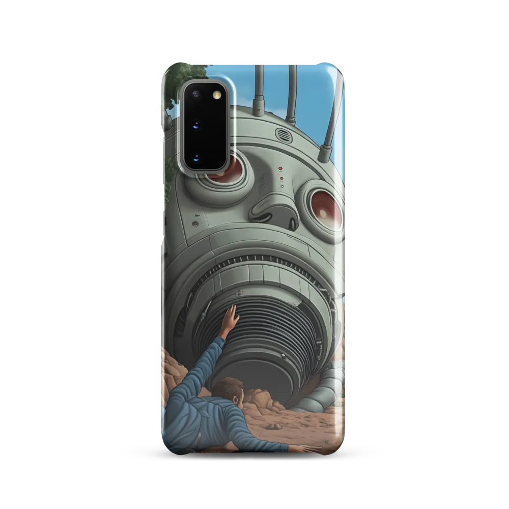 The Descent into Technological Abyss | Phone Case |  S20 | Snap Case | Glossy