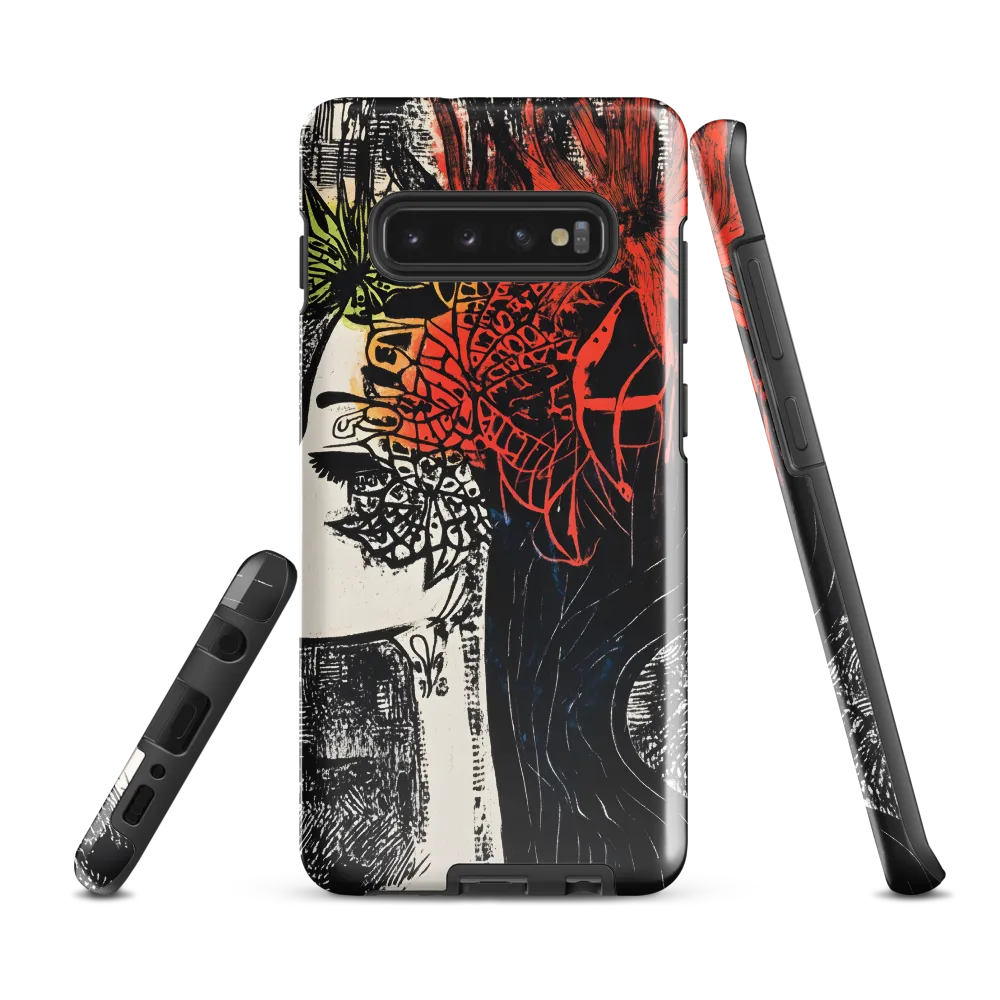 Harmonious Flora: A Portrait of Nature | Phone Case |  S10 Plus | Tough Case | Glossy