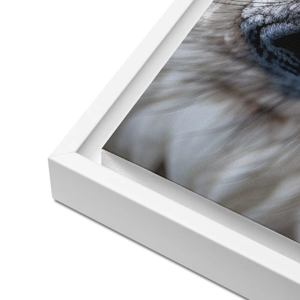 The Gaze of Strength | Canvas with White Frame | 24″×36″