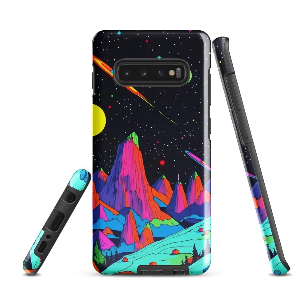 Cosmic Peaks of the Psychedelic Realm | Phone Case |  S10 Plus | Tough Case | Glossy