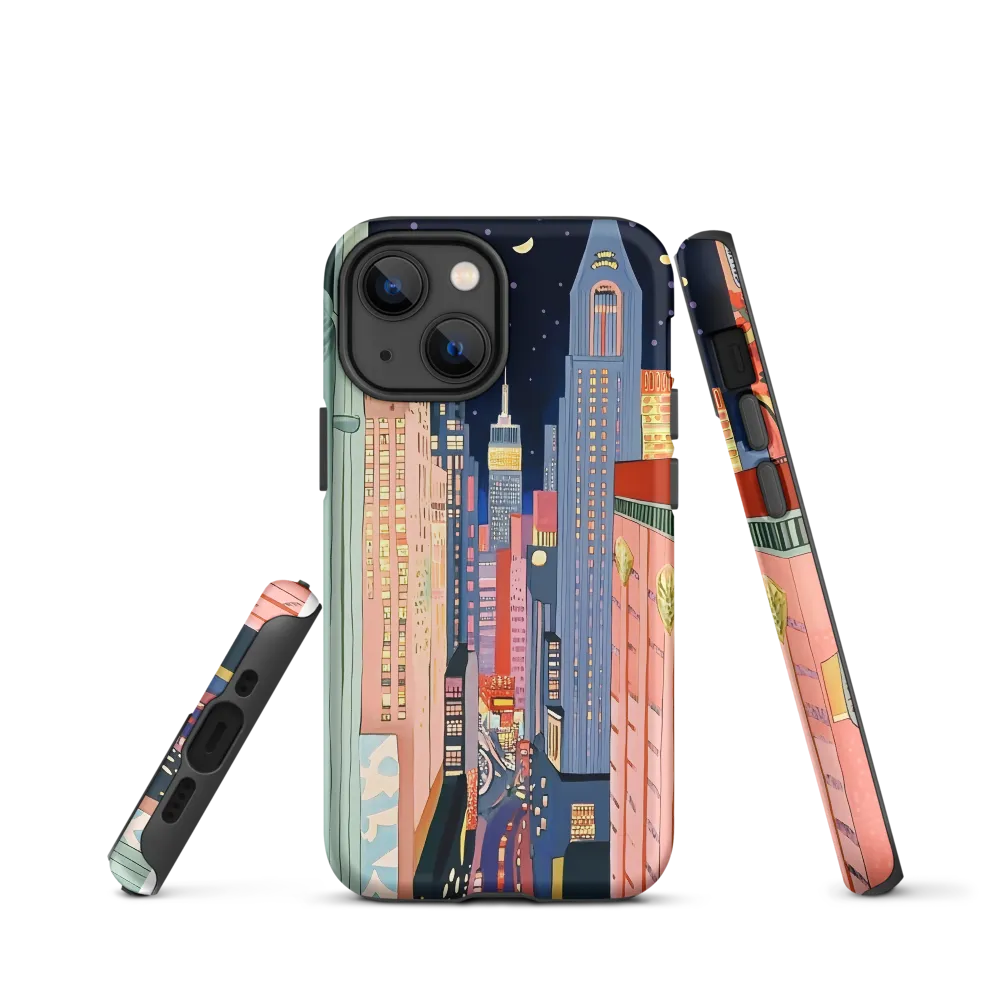 Urban Dreamscape: A Pop Art Night | Phone Case |  13 mini | Tough Case | Matte