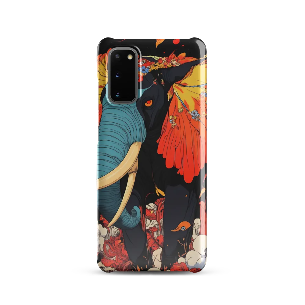 Majesty of the Floral Elephant | Phone Case |  S20 | Snap Case | Glossy