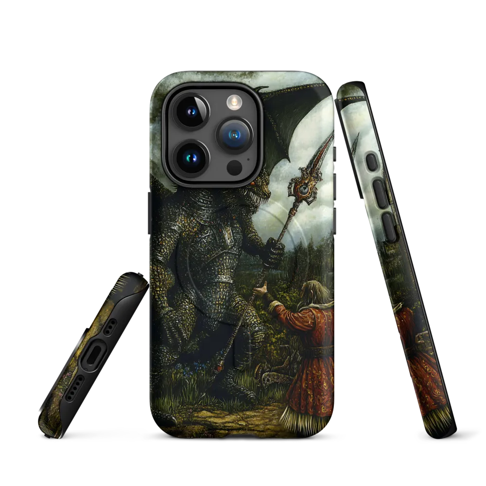 The Confrontation: Dragon vs. Wizard | Phone Case |  15 Pro | MagSafe® Tough Case | Matte