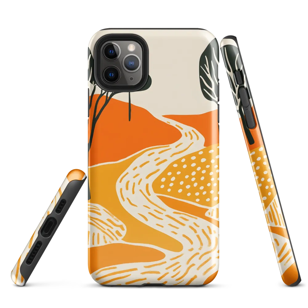 Winding Paths of Color | Phone Case |  11 Pro Max | Tough Case | Glossy