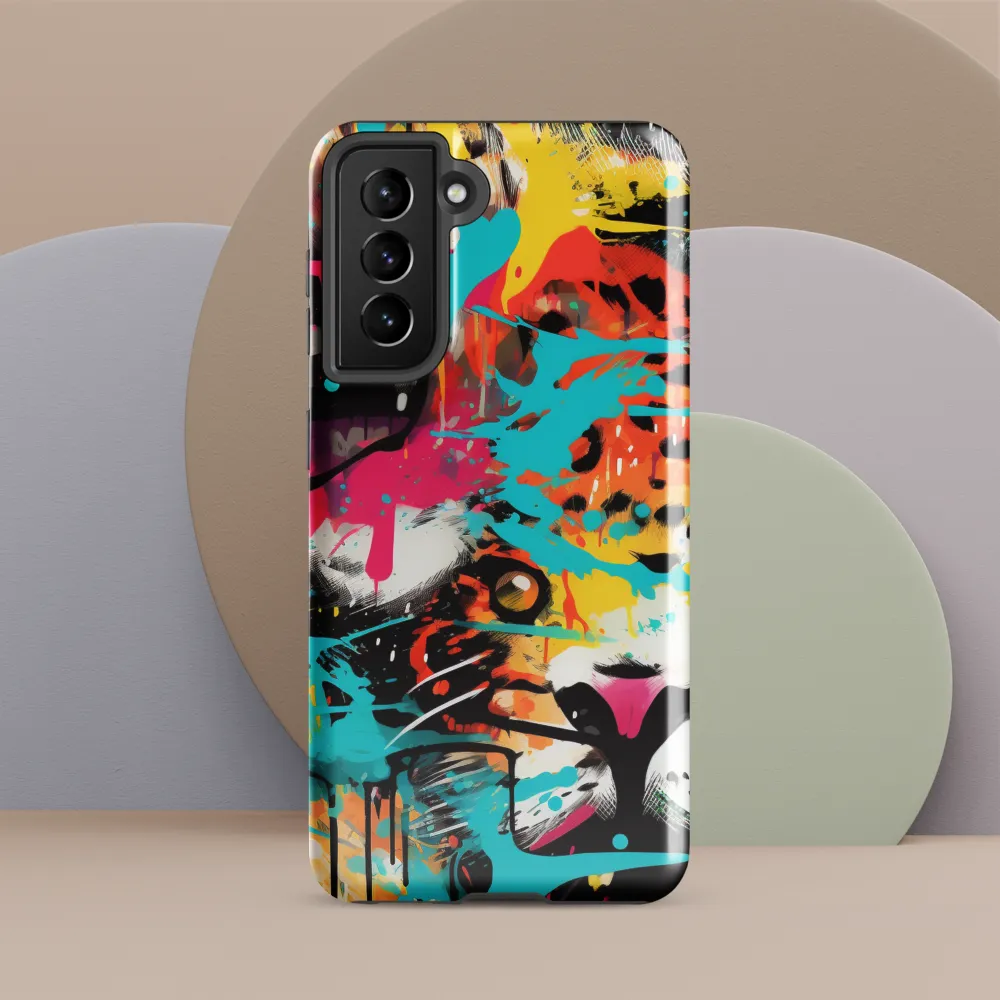Fierce Fusion: Tiger and Lion in Graffiti