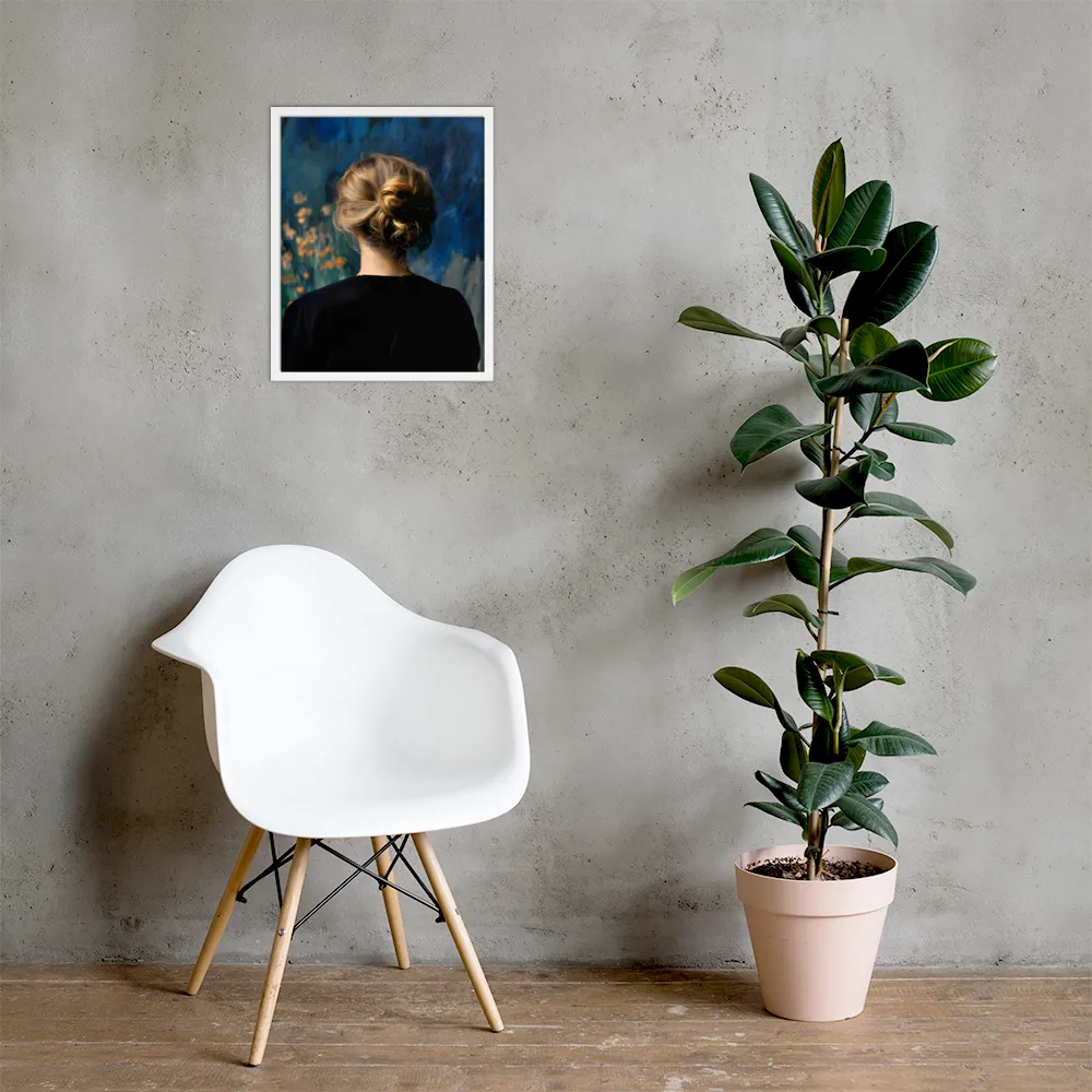 Whispers of Tranquility | Poster with White Frame | 16″×20″