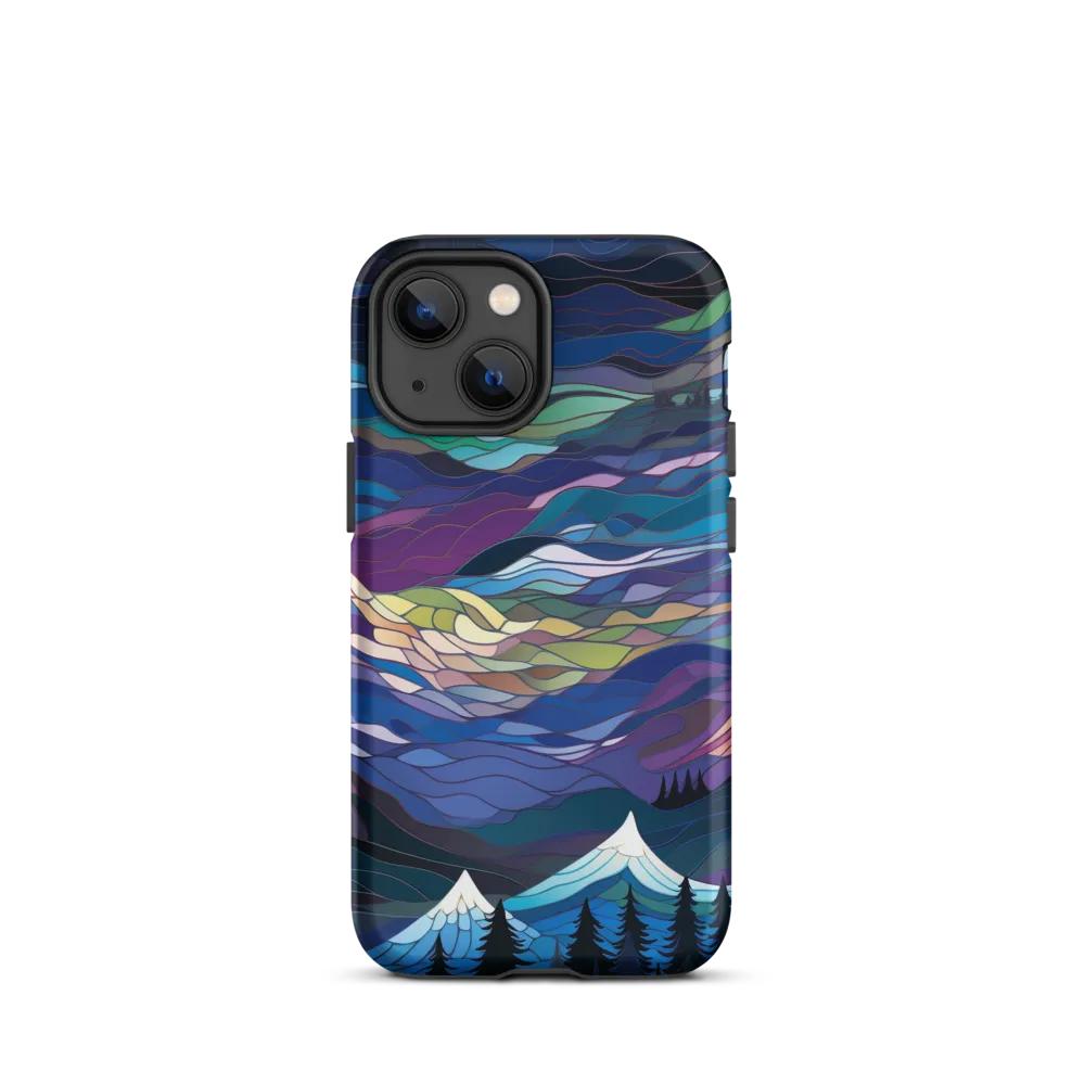 Twilight Peaks: An Abstract Mountain Landscape